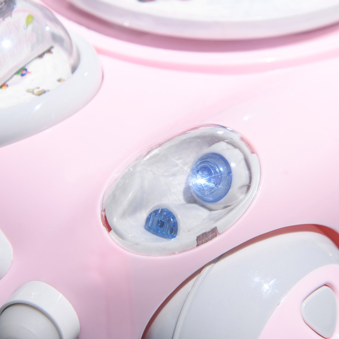 AIYAPLAY Andador para Bebés de 1-3 Años Tacatá para Bebés con Altura Ajustable Música Ruedas Antideslizantes Luces Manillar Desmontable Carga 25 kg Rosa