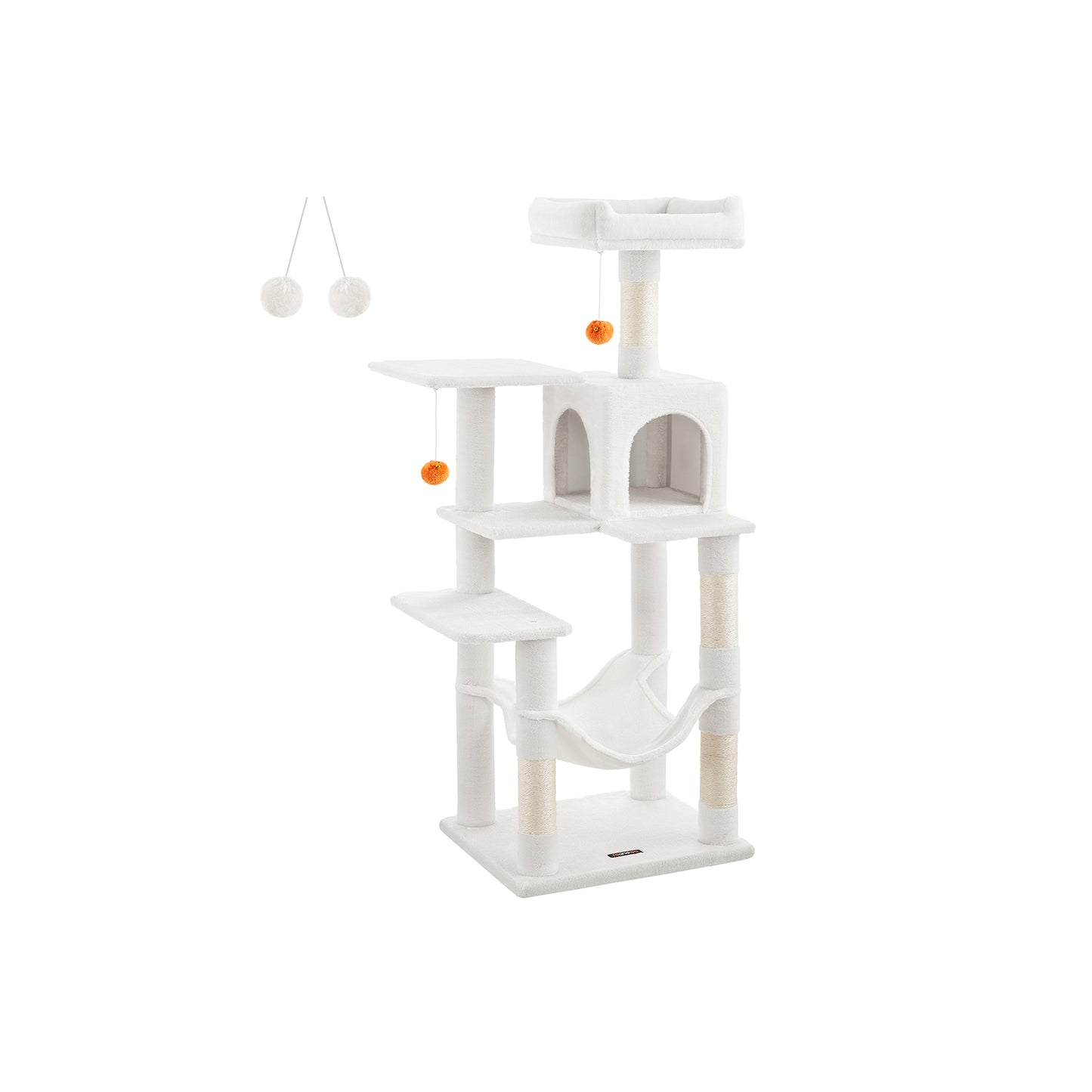 Árbol para Gatos 143 cm Blanco Crema-Feandrea