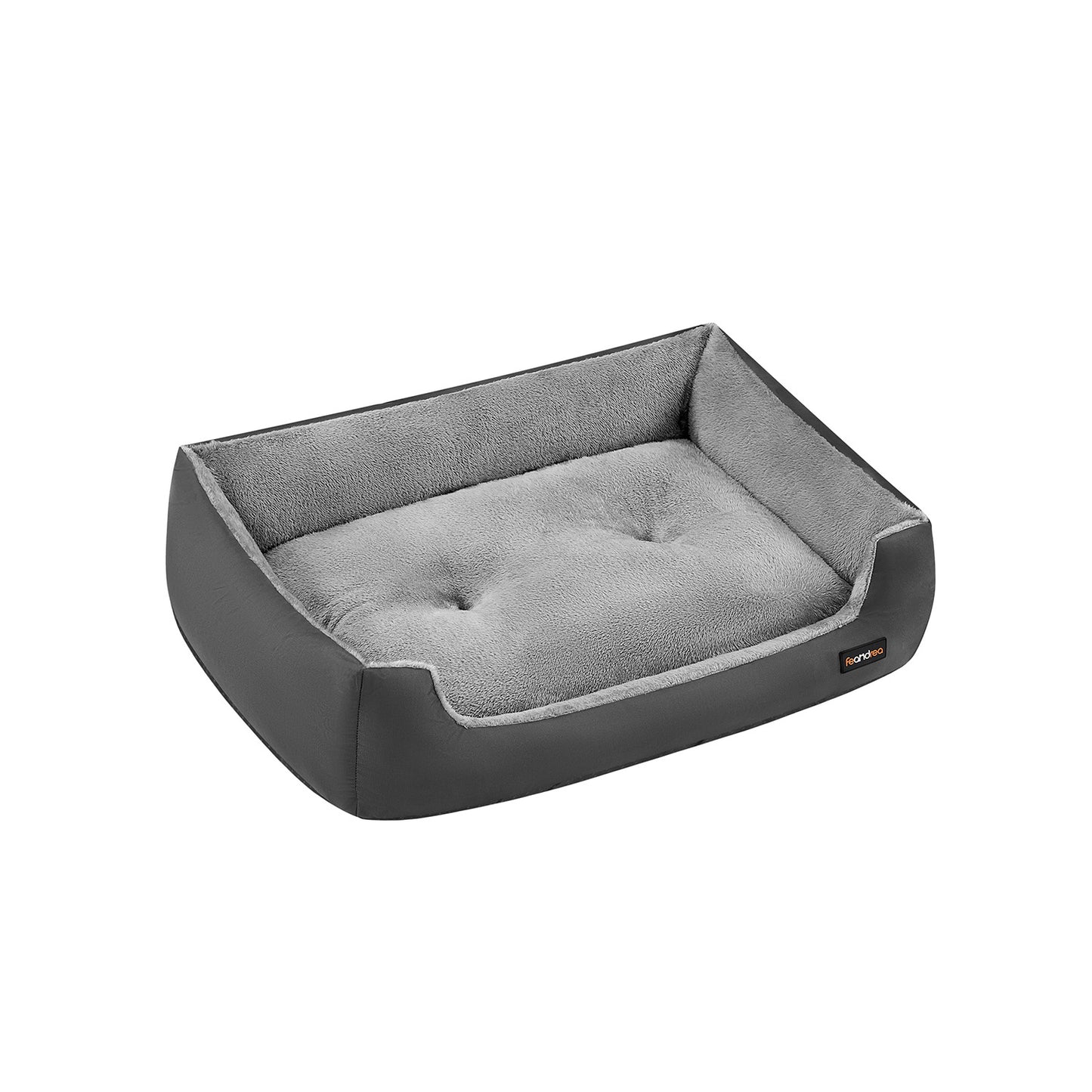 Cama para Perros 85 x 65 x 21 cm Gris Pizarra y Gris Paloma-Feandrea