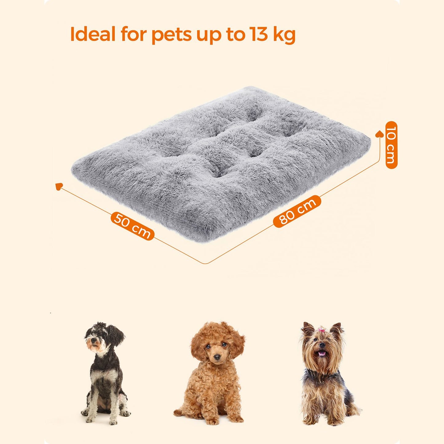 Cama de Perros de 80 x 50 cm-Feandrea