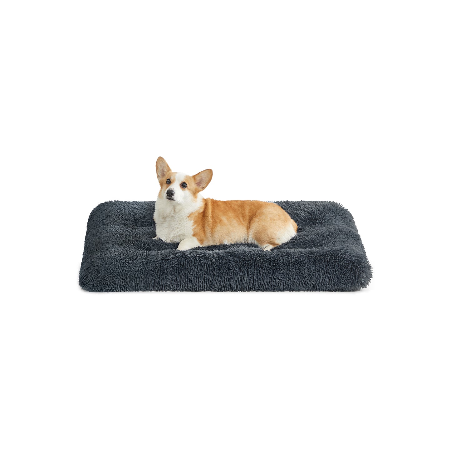 Cama para Perros de 95 x 60 cm Gris Oscuro-Feandrea