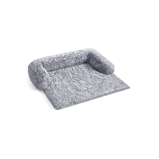 FluffyHug Cama para Perros 110 x 95 x 18 cm Gris Ombré-Feandrea