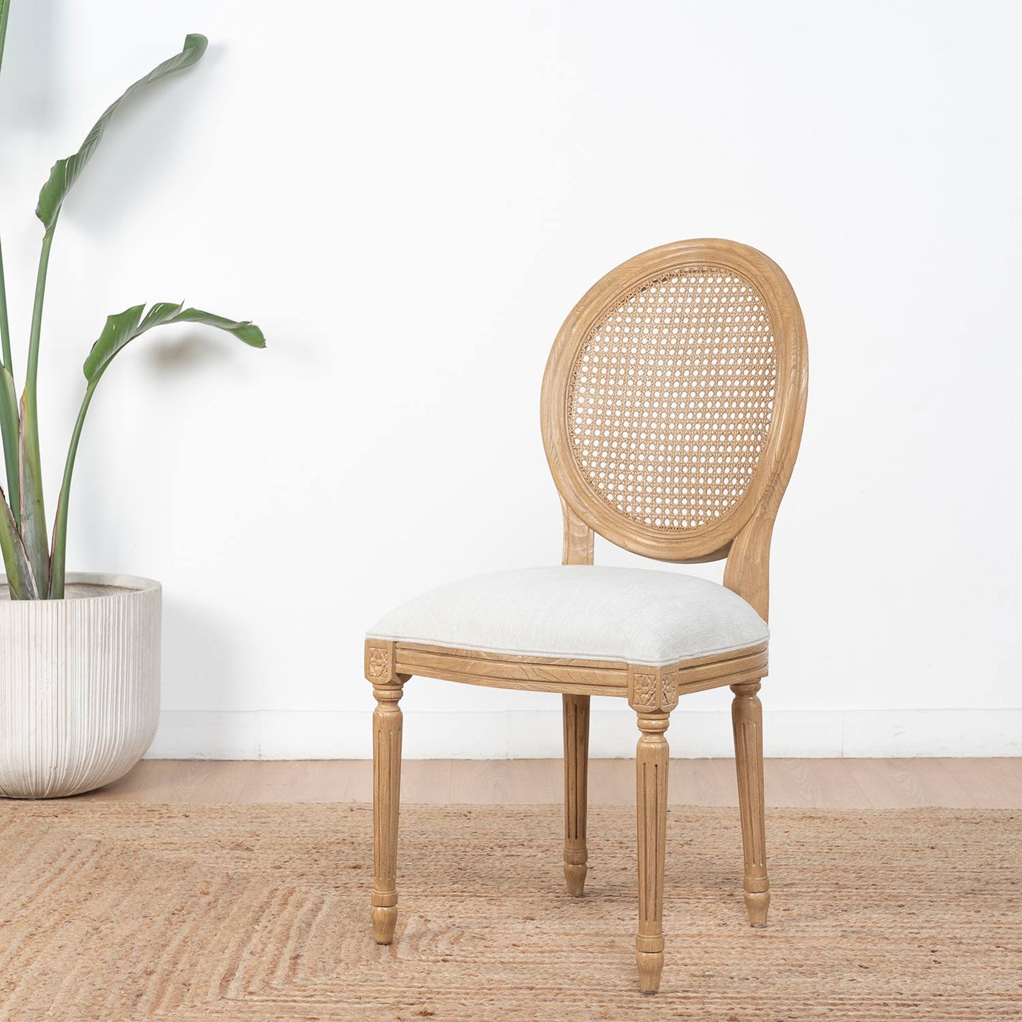 Rounded Silla Beige - WABI HOME