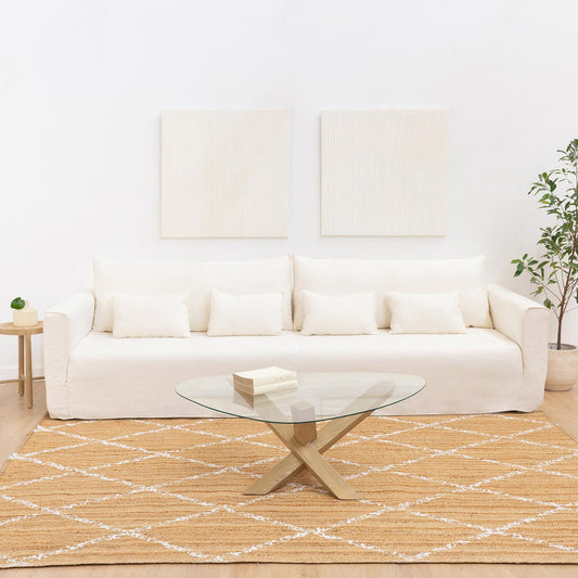 Vari Alfombra Blanca 160x230 Cm / Blanco - WABI HOME