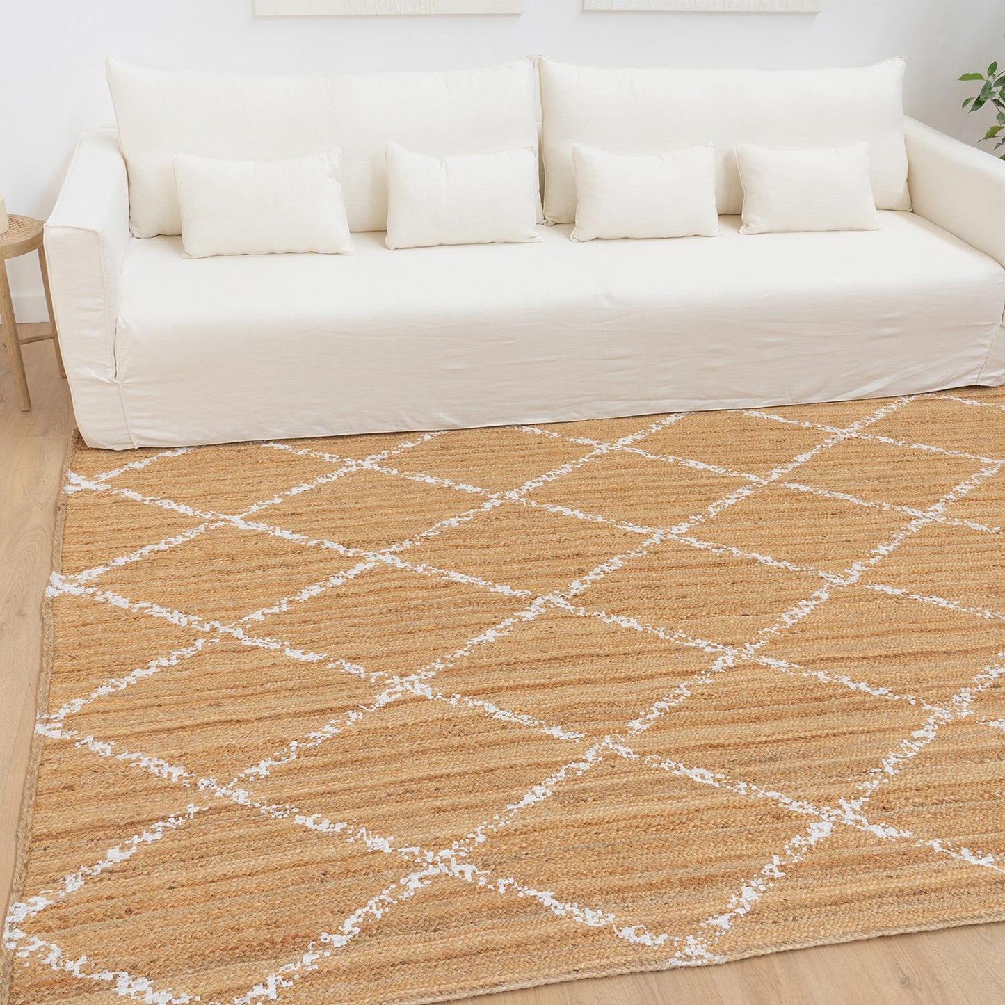 Vari Alfombra Blanca 160x230 Cm / Blanco - WABI HOME