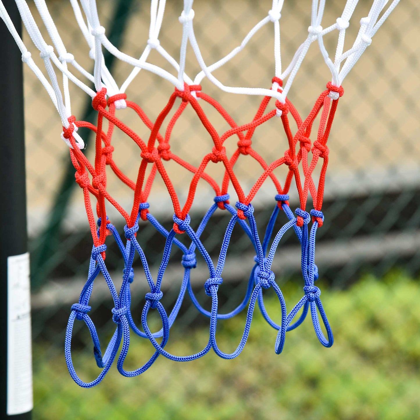 HOMCOM Canasta de Baloncesto Ajustable de 205-261 cm Aro de Baloncesto Portátil con Soporte de Acero Base Rellenable y 2 Ruedas de Transporte para Niños y Adultos Rojo Negro