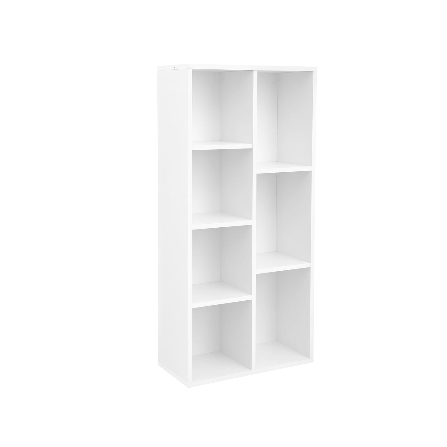 Biblioteca Librería con 7 Compartimentos 50 x 24 x 106 cm Blanco-VASAGLE