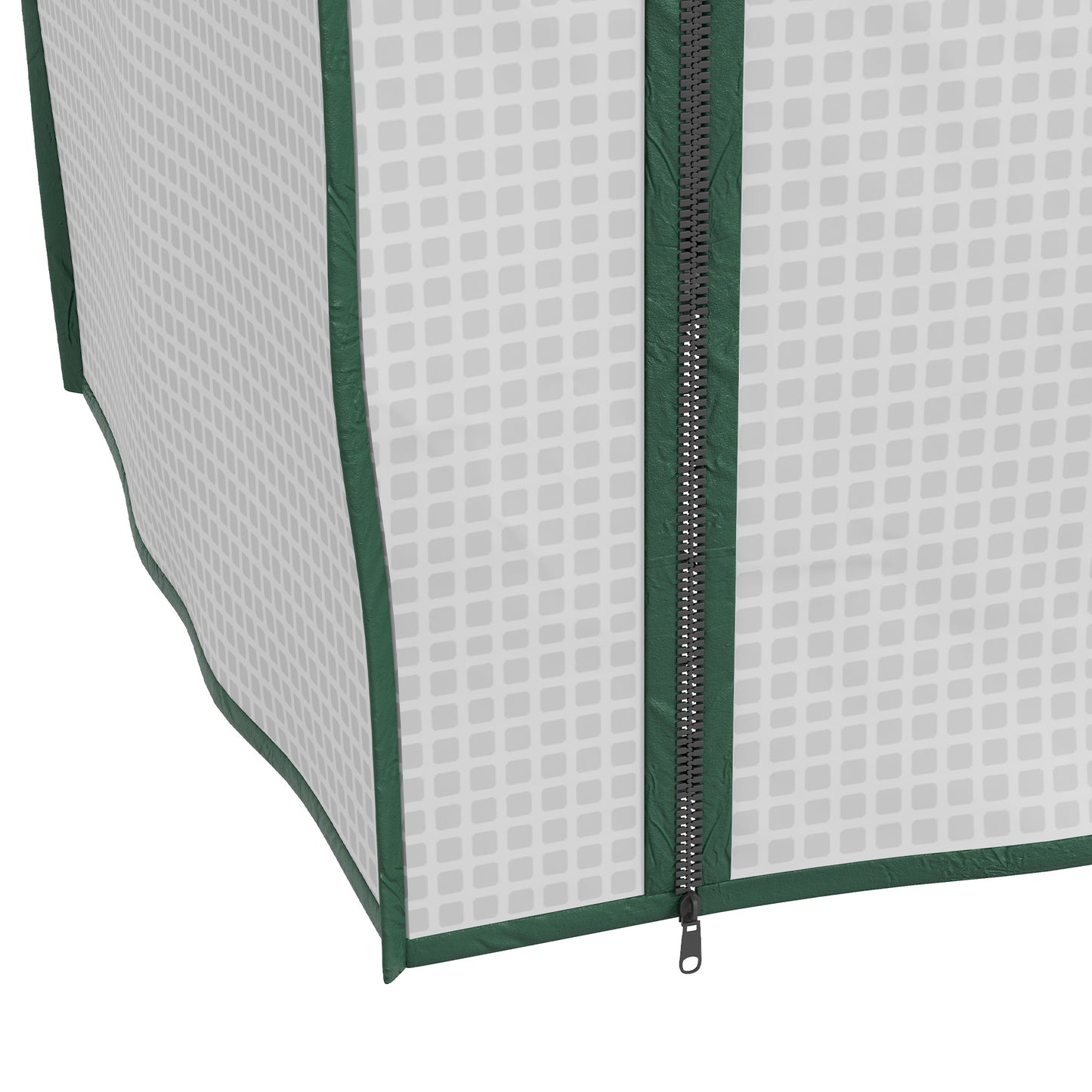 Outsunny Invernadero de Jardín de 3 Niveles Invernadero de Terraza con 3 Estantes 1 Puerta Enrollable con Cremallera Invernadero para Cultivo de Plantas Flores Verduras 59x39x127 cm Blanco