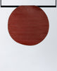 Alfombra de Exterior Redonda de Polipropileno (Ø152 cm) Llevant Rojo Tinto - The Masie