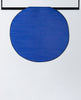 Alfombra de Exterior Redonda de Polipropileno (Ø152 cm) Llevant Azul Sapphire - The Masie