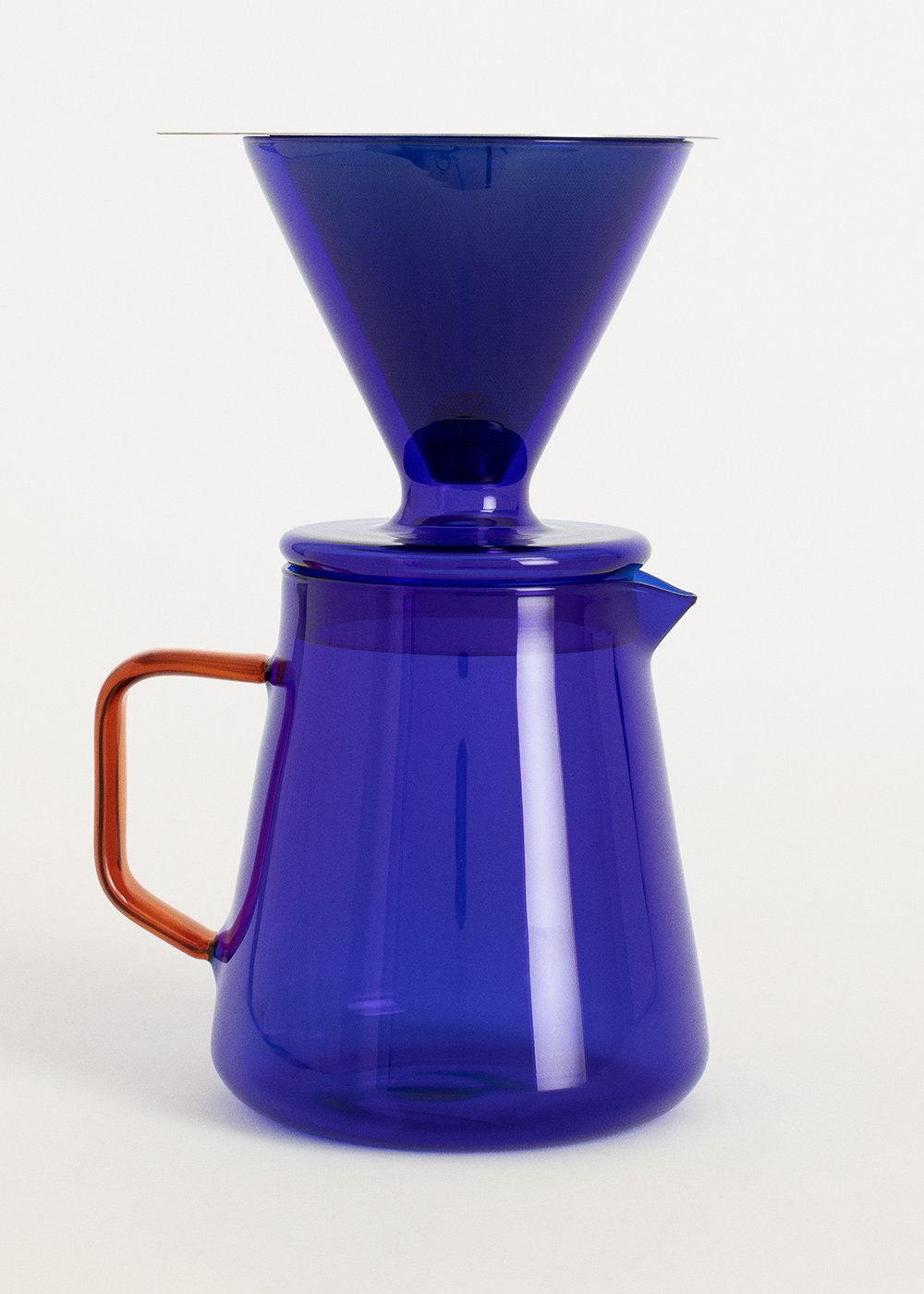 AMBAR COLLECTION - Cafetera 670 y 500ml de vidrio de borosilicato