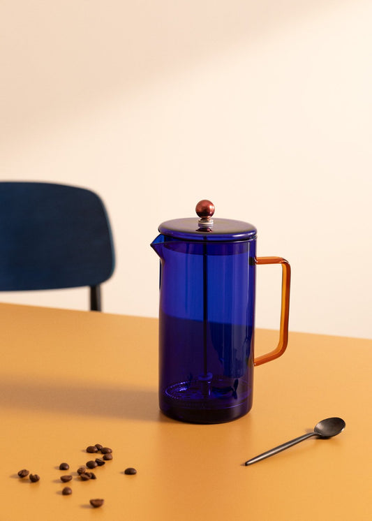 AMBAR COLLECTION - Cafetera 670 y 500ml de vidrio de borosilicato