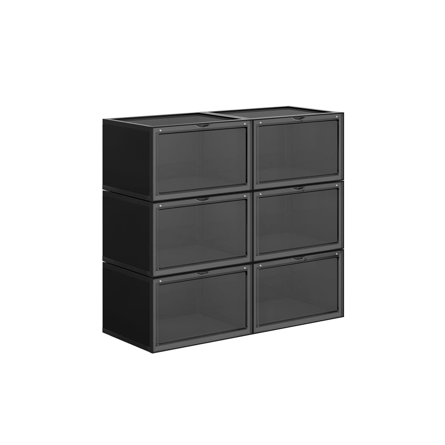 Cajas de Zapatos Negro-SONGMICS