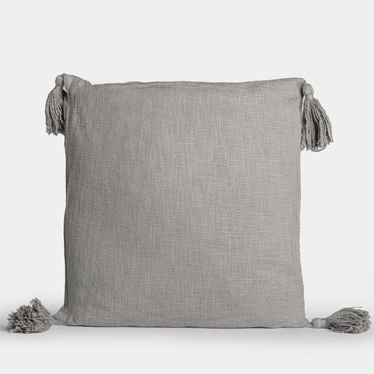 Cojín sofá cuadrado 45x45 cm de algodón gris Domas -  Klast
