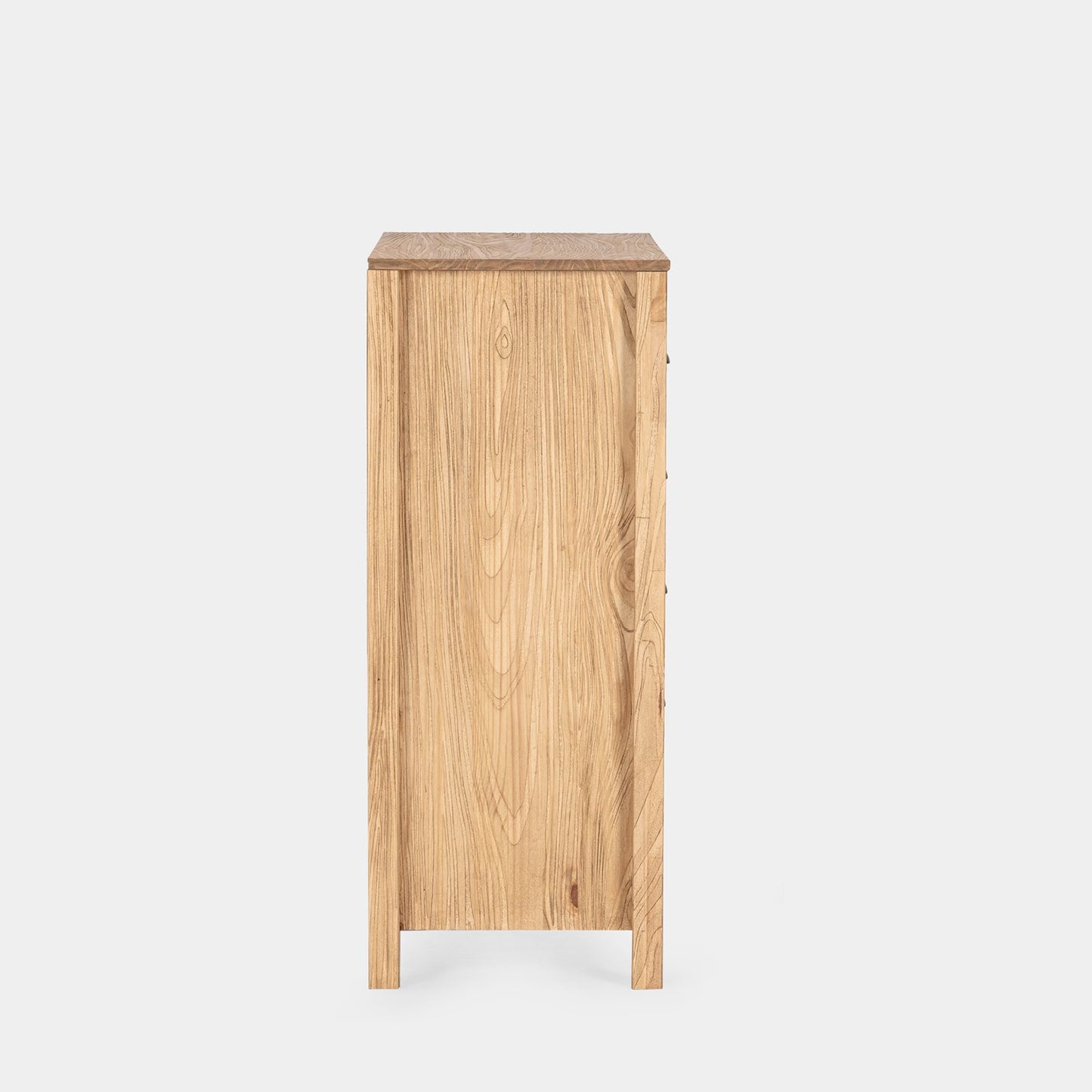 Cómoda de 5 cajones en madera maciza acabado roble Oak -  Klast