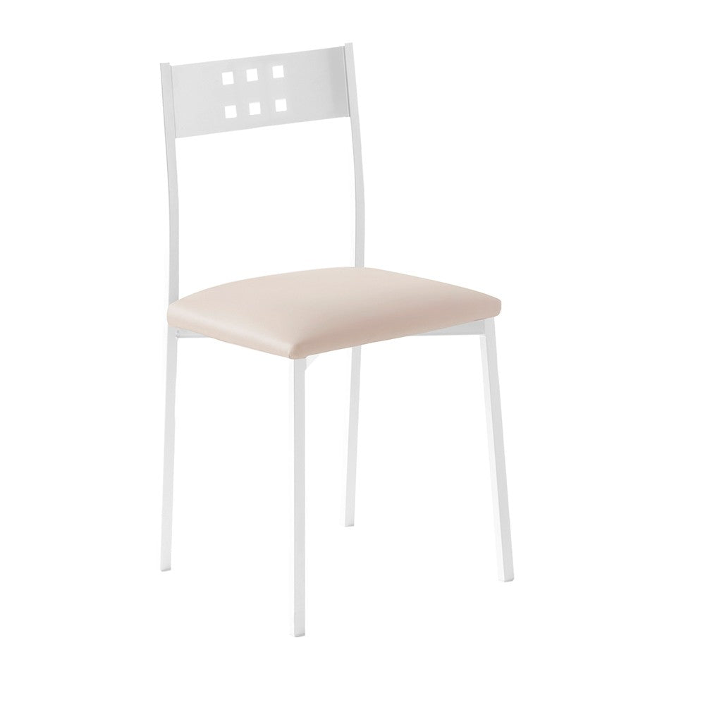 Conjunto mesa NOLI y 2 sillas XARA white - Momma Home