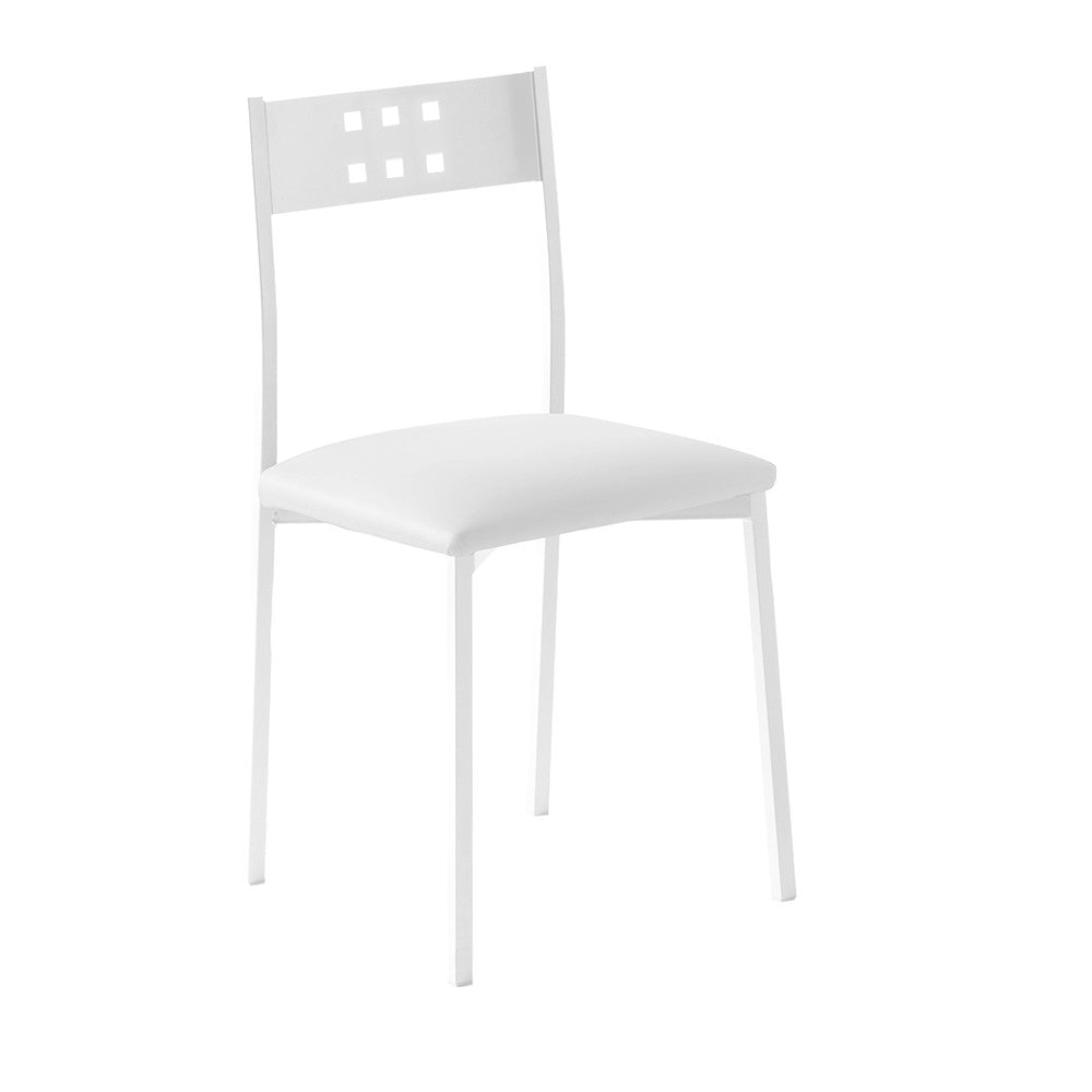 Conjunto mesa NOLI y 2 sillas XARA white - Momma Home