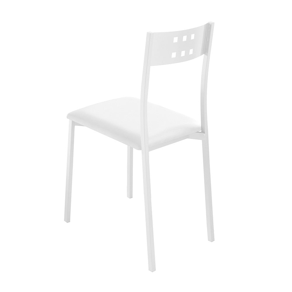 Conjunto mesa NOLI y 2 sillas XARA white - Momma Home