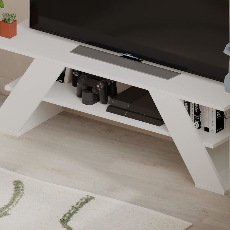 Mesa Tv - Venprodin - 40x120x34 Blanco