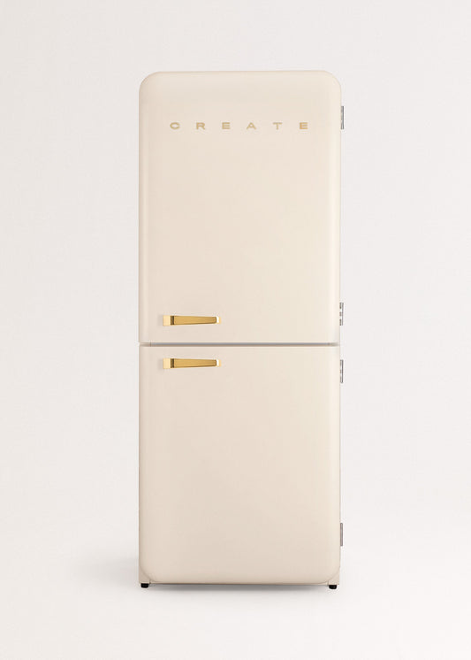 FRIDGE RETRO COMBI - Frigorífico combi de estilo retro 401L