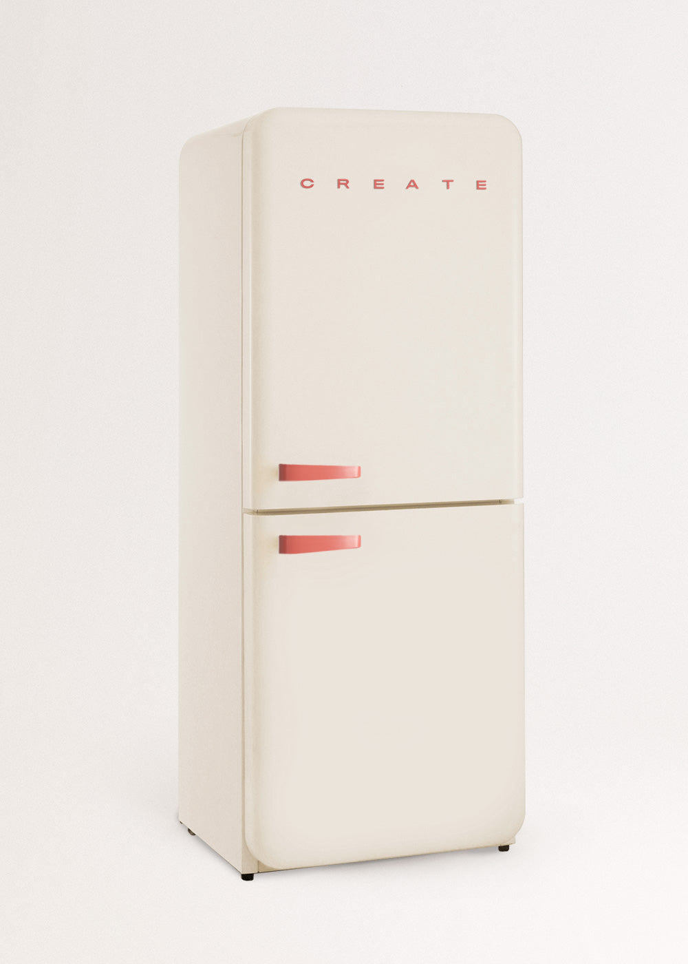 FRIDGE RETRO COMBI - Frigorífico combi de estilo retro 401L