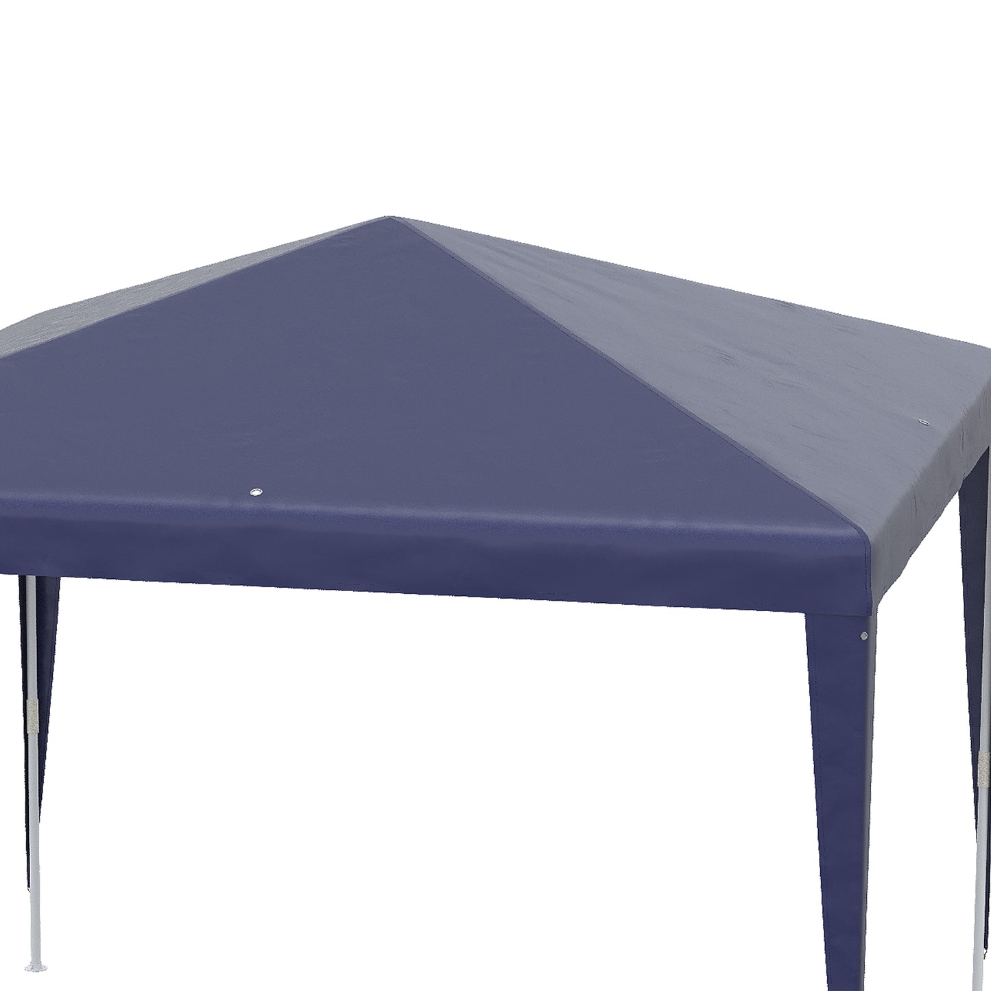 Outsunny Carpa Desmontable 3x3 m Cenador Pabellón de Jardín con 4 Orificios de Drenaje y Marco de Acero Anti-UV Impermeable Gazebo para Terraza Patio Exterior Camping Azul