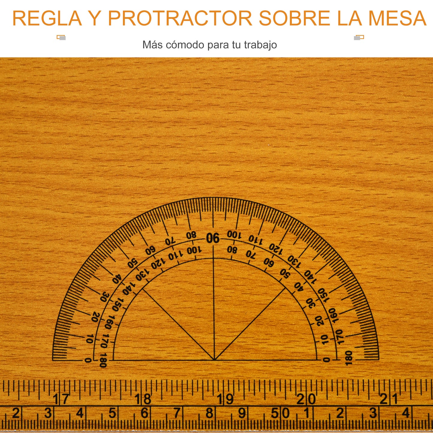 HOMCOM Banco de Trabajo Plegable Mesa de Trabajo Plegable con Regla Transportador Carga 100 kg 100x60x75,5 cm Natural y Negro