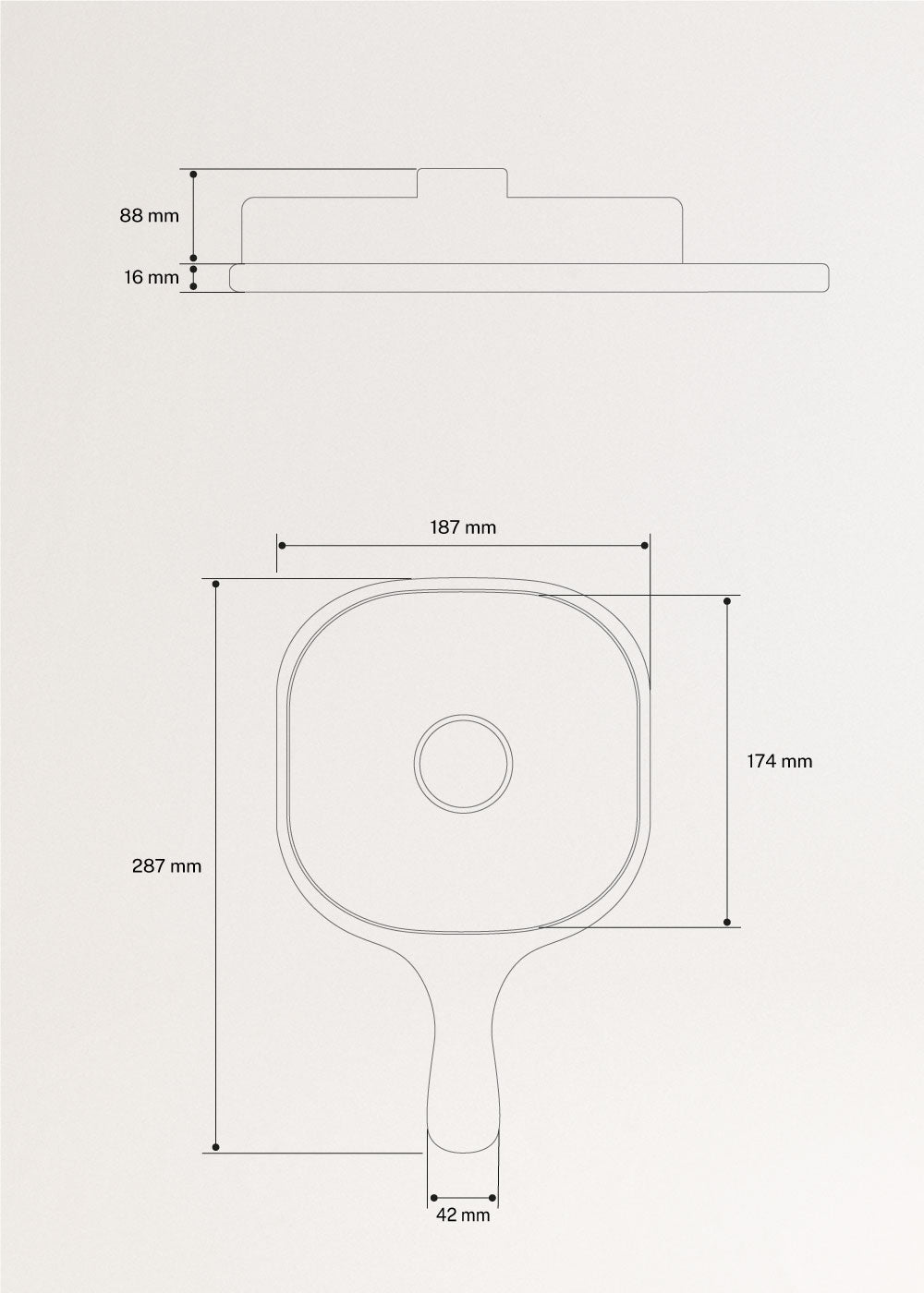 KITCHENWARE ESSENTIALS - Quesera de madera de acacia