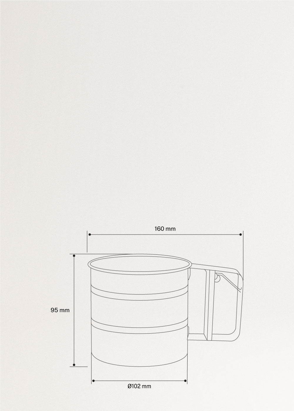 KITCHENWARE ESSENTIALS - Tamizador de harina