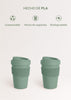 KITCHENWARE OUTDOOR ECO - Vaso con tapa para café de material reciclado