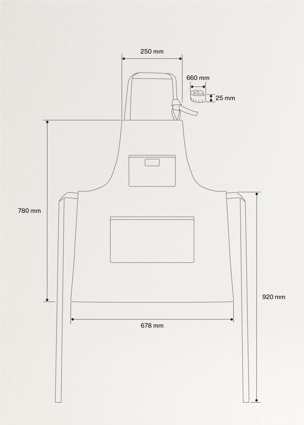 KITCHENWARE STUDIO - Delantal de cocina