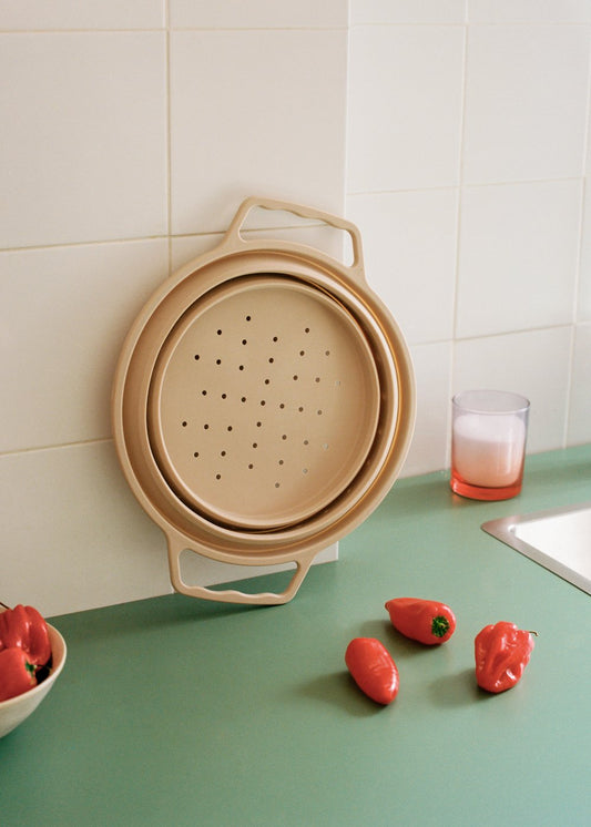 KITCHENWARE STUDIO - Escurridor plegable de alimentos