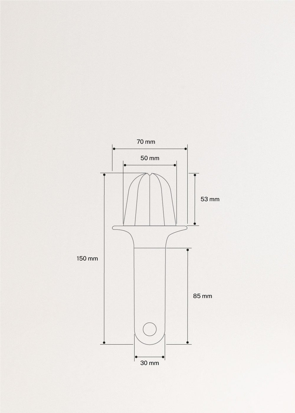 KITCHENWARE STUDIO - Exprimidor de limón manual