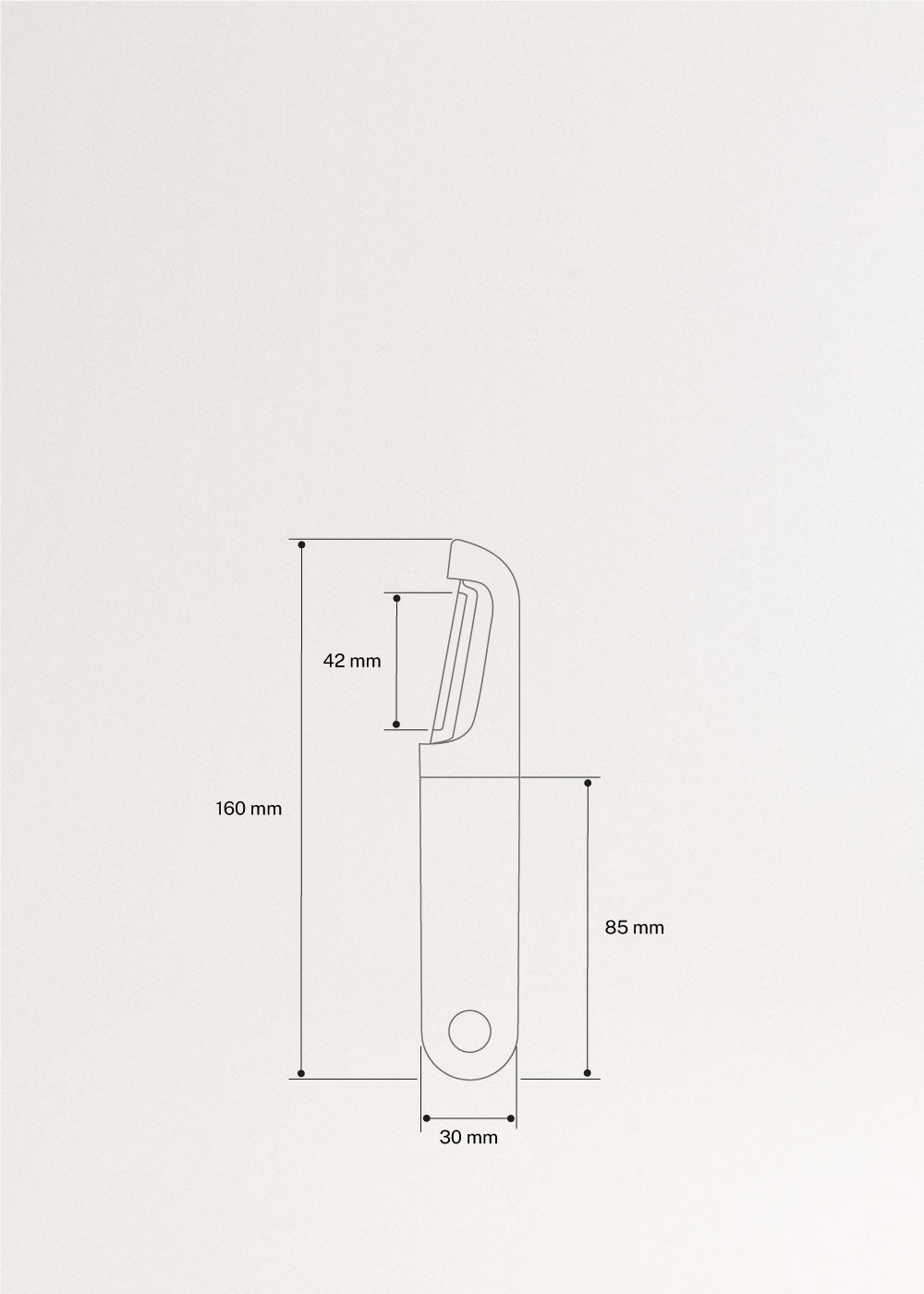 KITCHENWARE STUDIO - Pelador de fruta y verdura