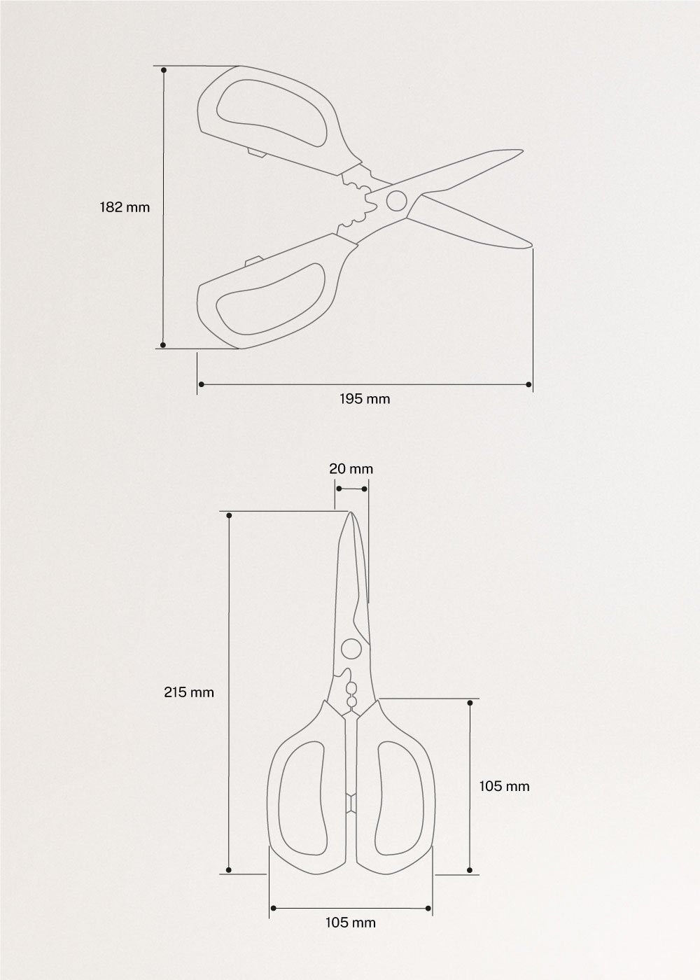 KITCHENWARE STUDIO - Tijeras de cocina