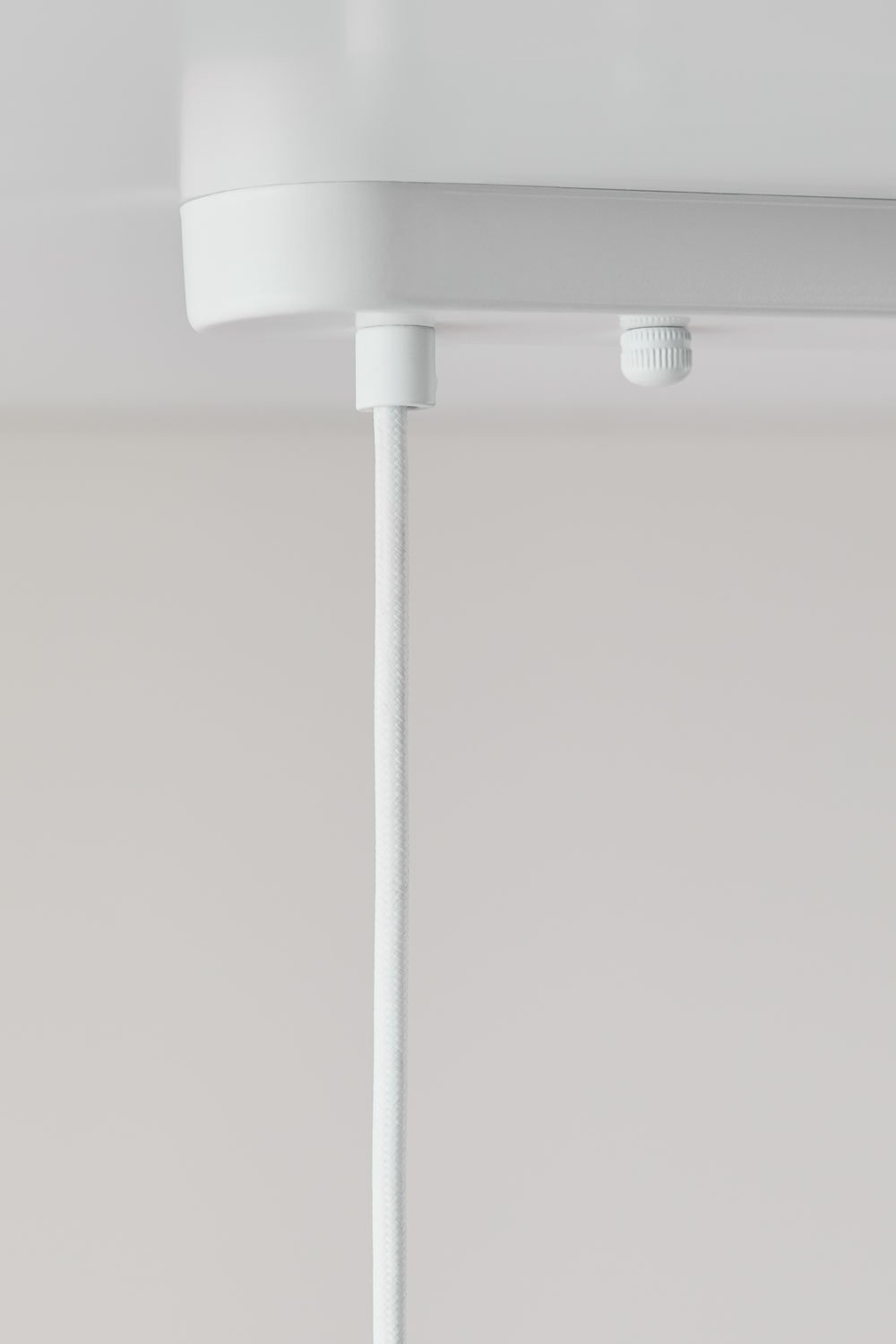 Lámpara de Techo en Metal con 3 Puntos de Luz Ebrien Blanco -  SKLUM