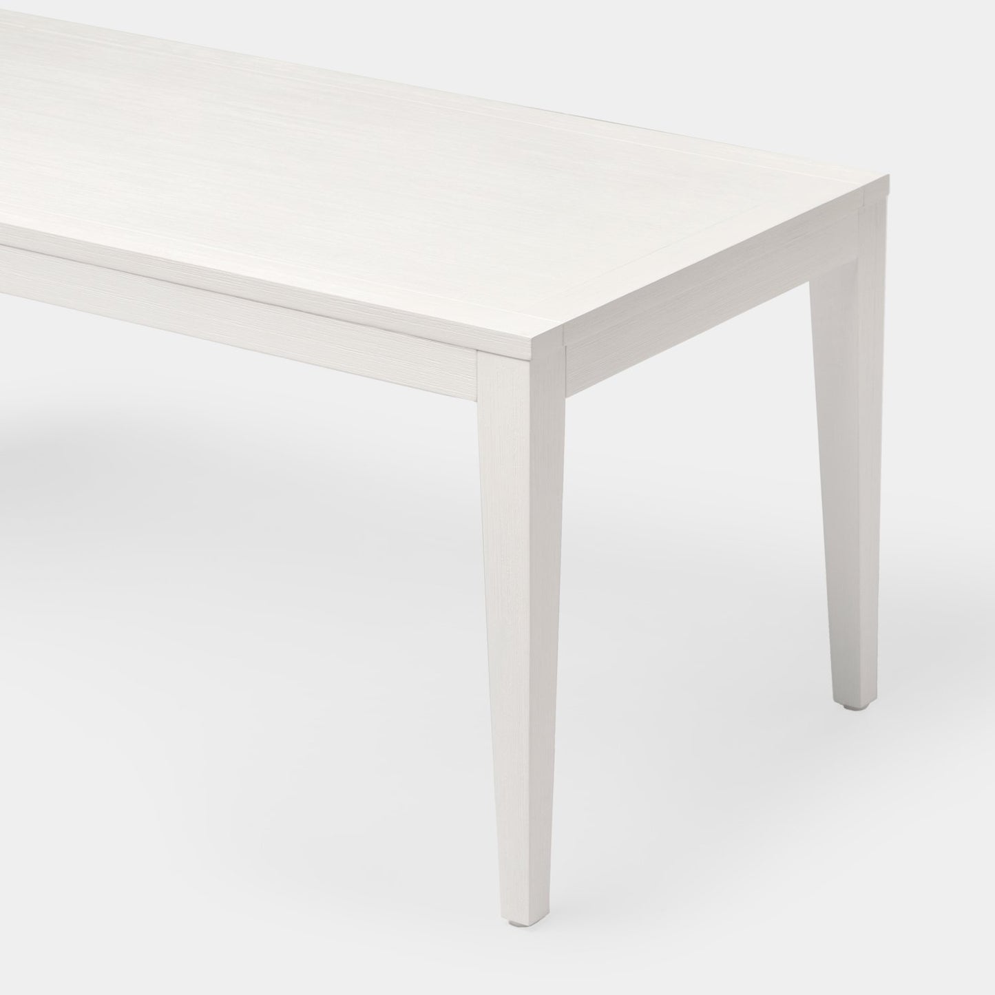 Mesa de centro blanca en chapa de pino y madera de abedul Mara -  Klast