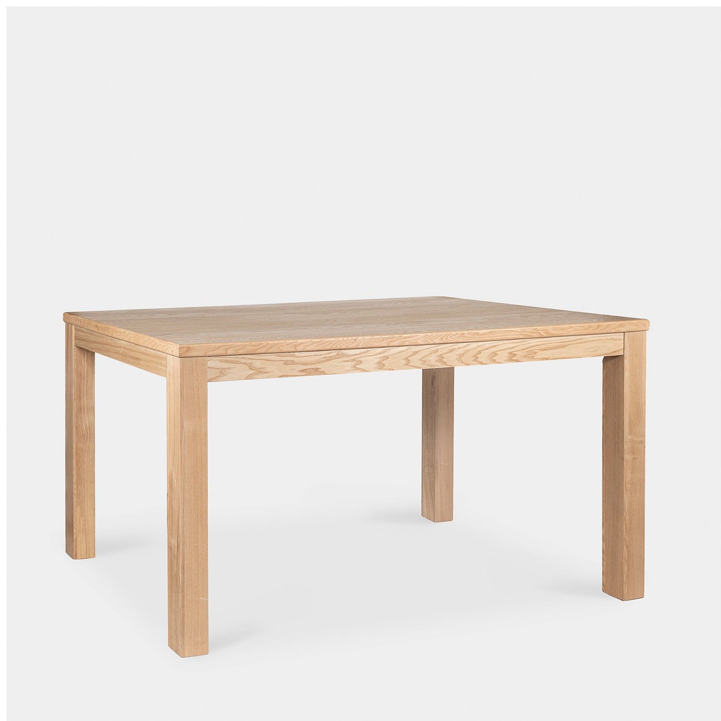 Mesa de comedor rectangular 150 en chapa de fresno y madera de hevea Ares -  Klast