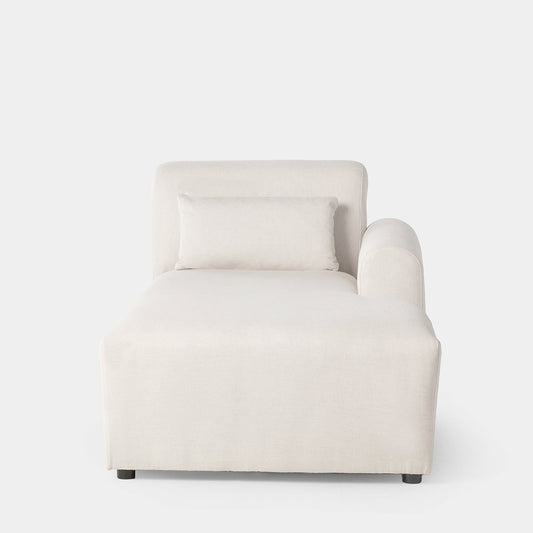 Módulo chaise longue derecha beige Cillian -  Klast