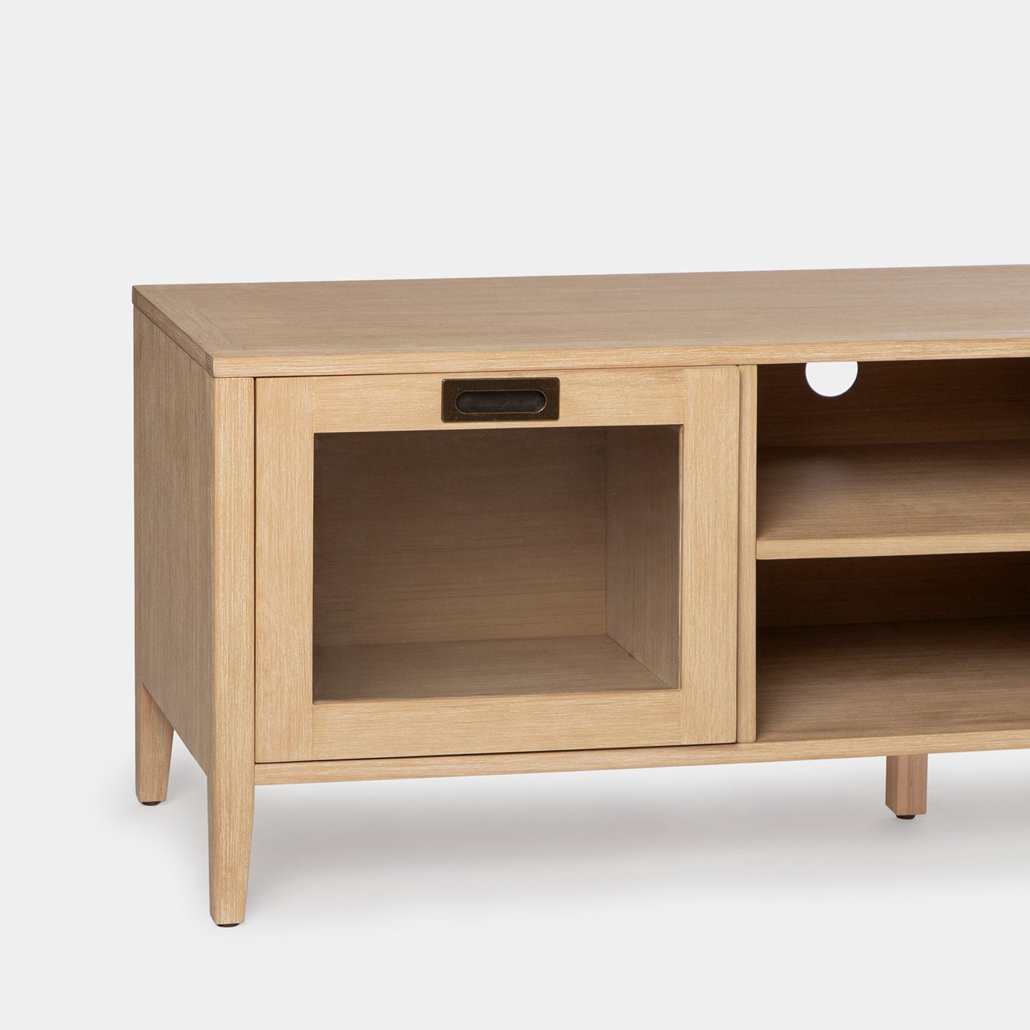 Mueble TV 140 en chapa de pino y madera de abedul Edan -  Klast