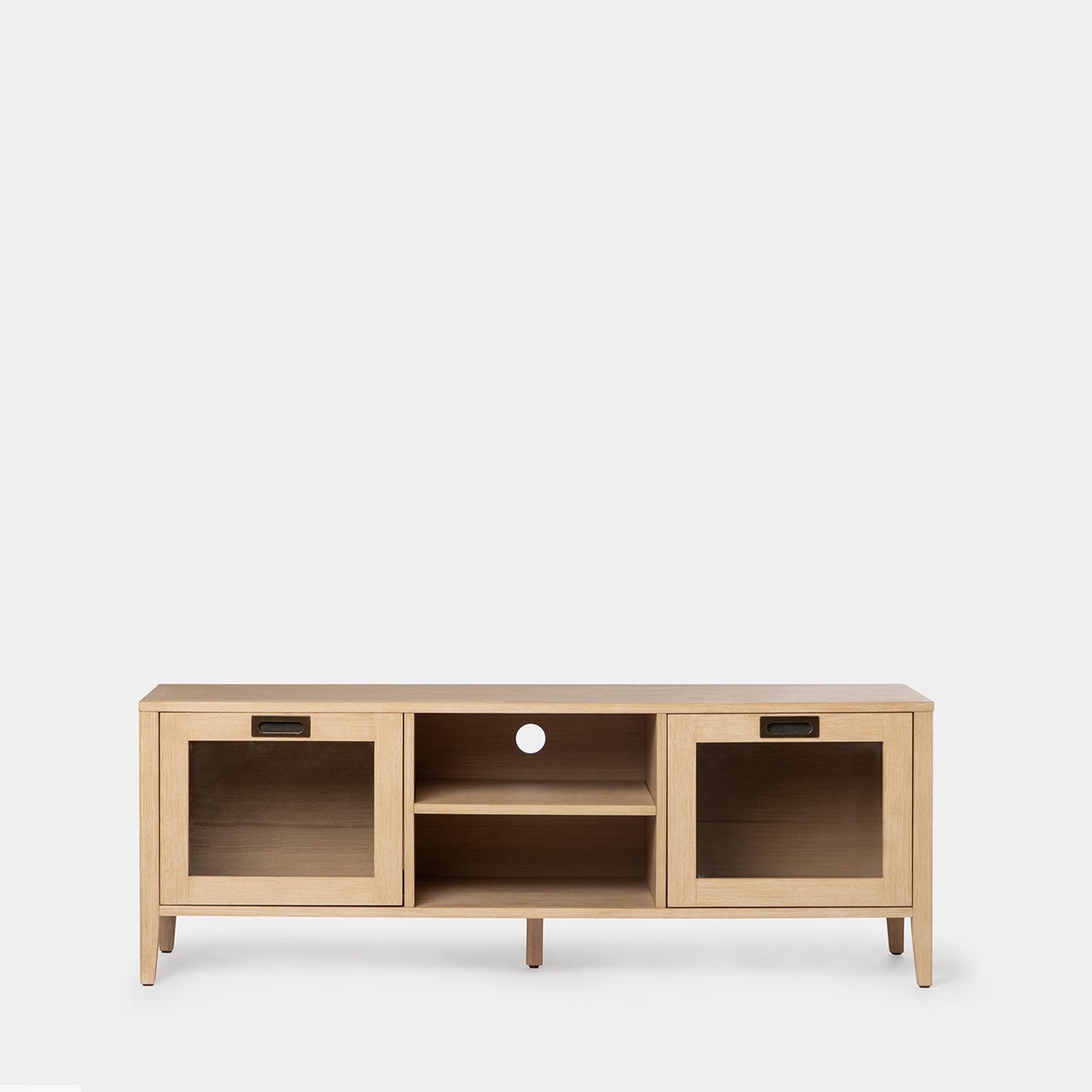 Mueble TV 140 en chapa de pino y madera de abedul Edan -  Klast