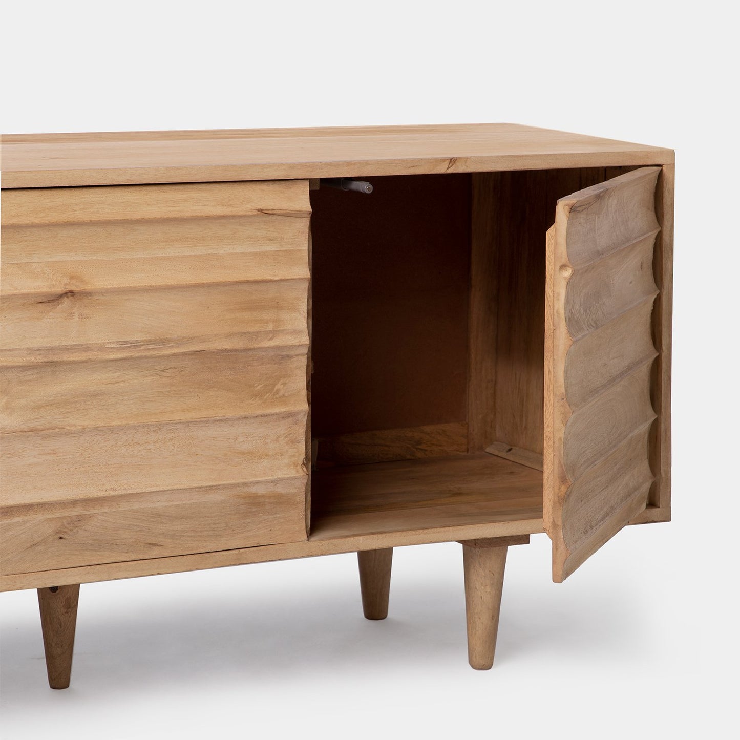 Mueble TV 140 en madera de mango de estilo natural Sama -  Klast