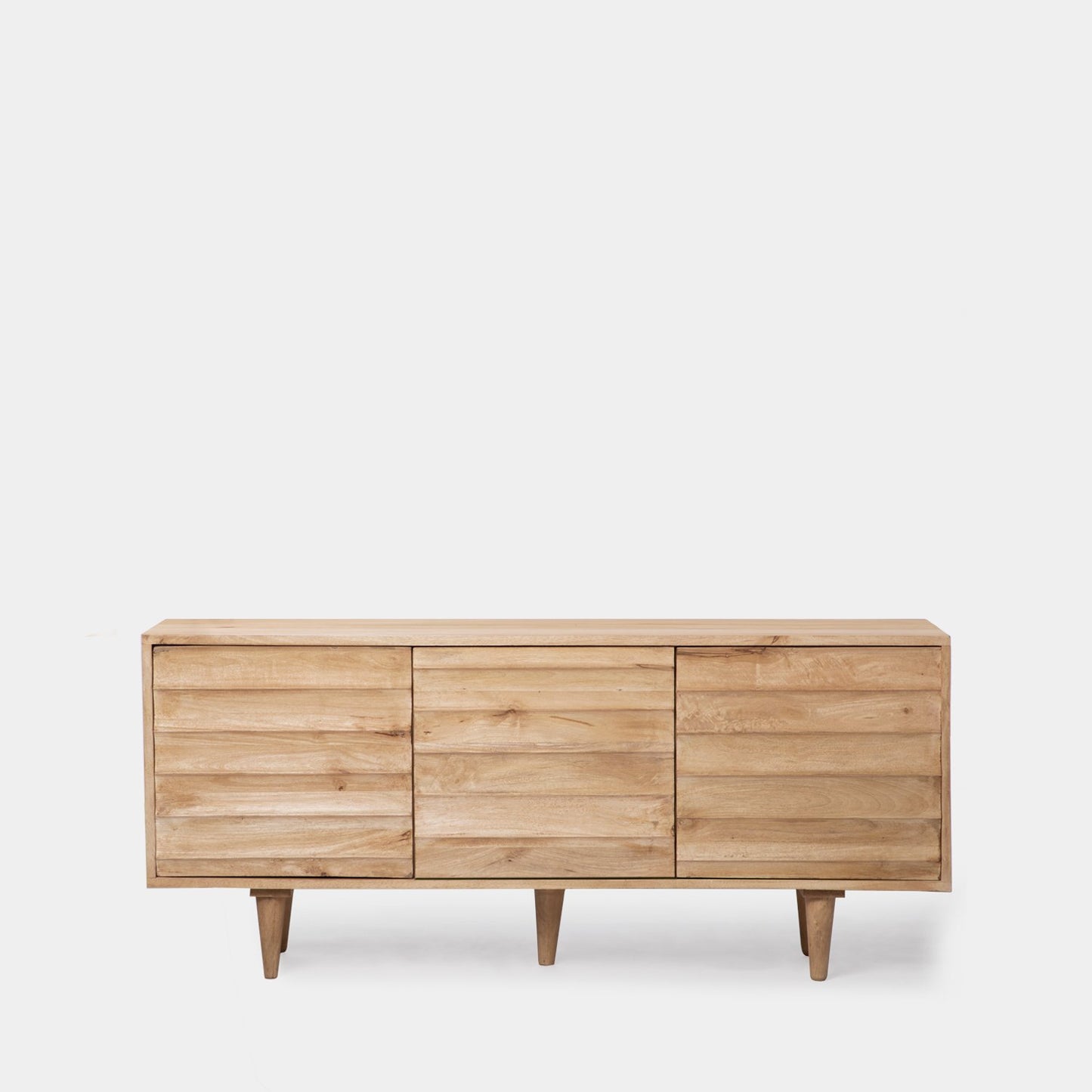 Mueble TV 140 en madera de mango de estilo natural Sama -  Klast