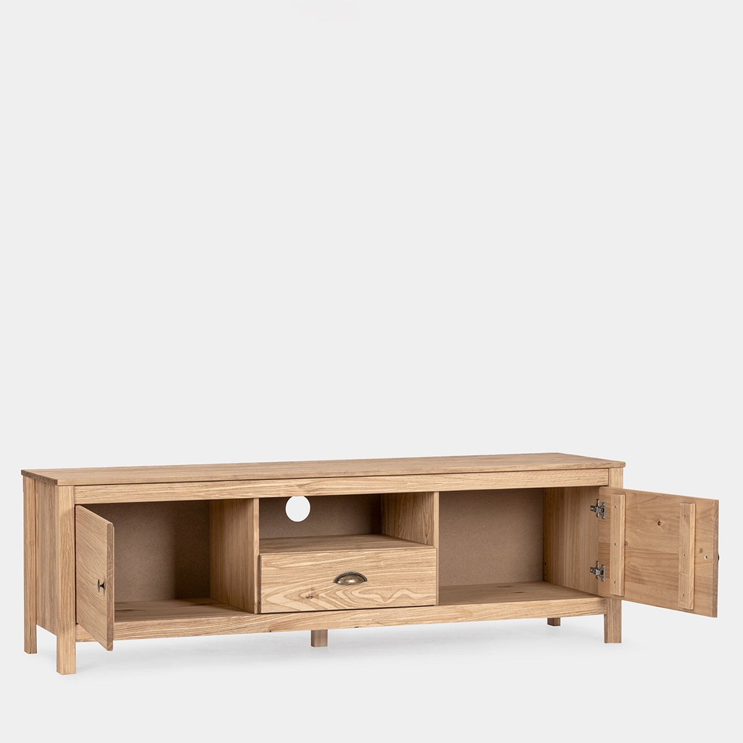 Mueble TV 154 en madera maciza acabado roble Oak -  Klast