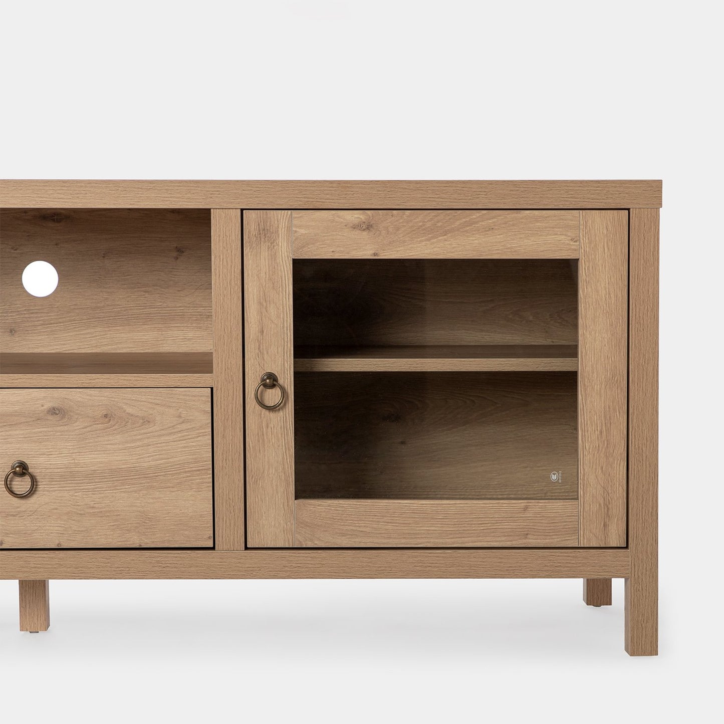 Mueble TV 160 en madera color natural Livorno -  Klast