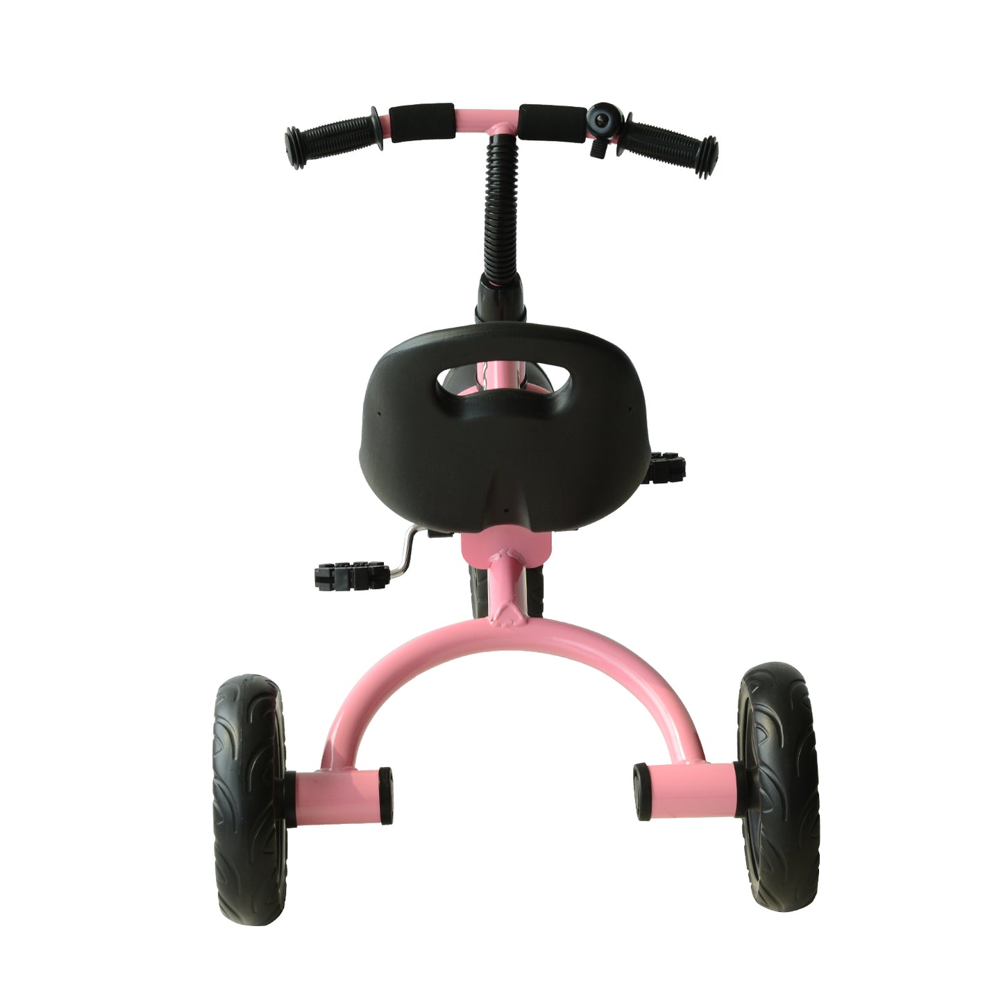 HOMCOM Triciclo para Niños más de 18 meses con Timbre Guardabarros Rueda de Seguridad 79x50,5x58 cm Rosa