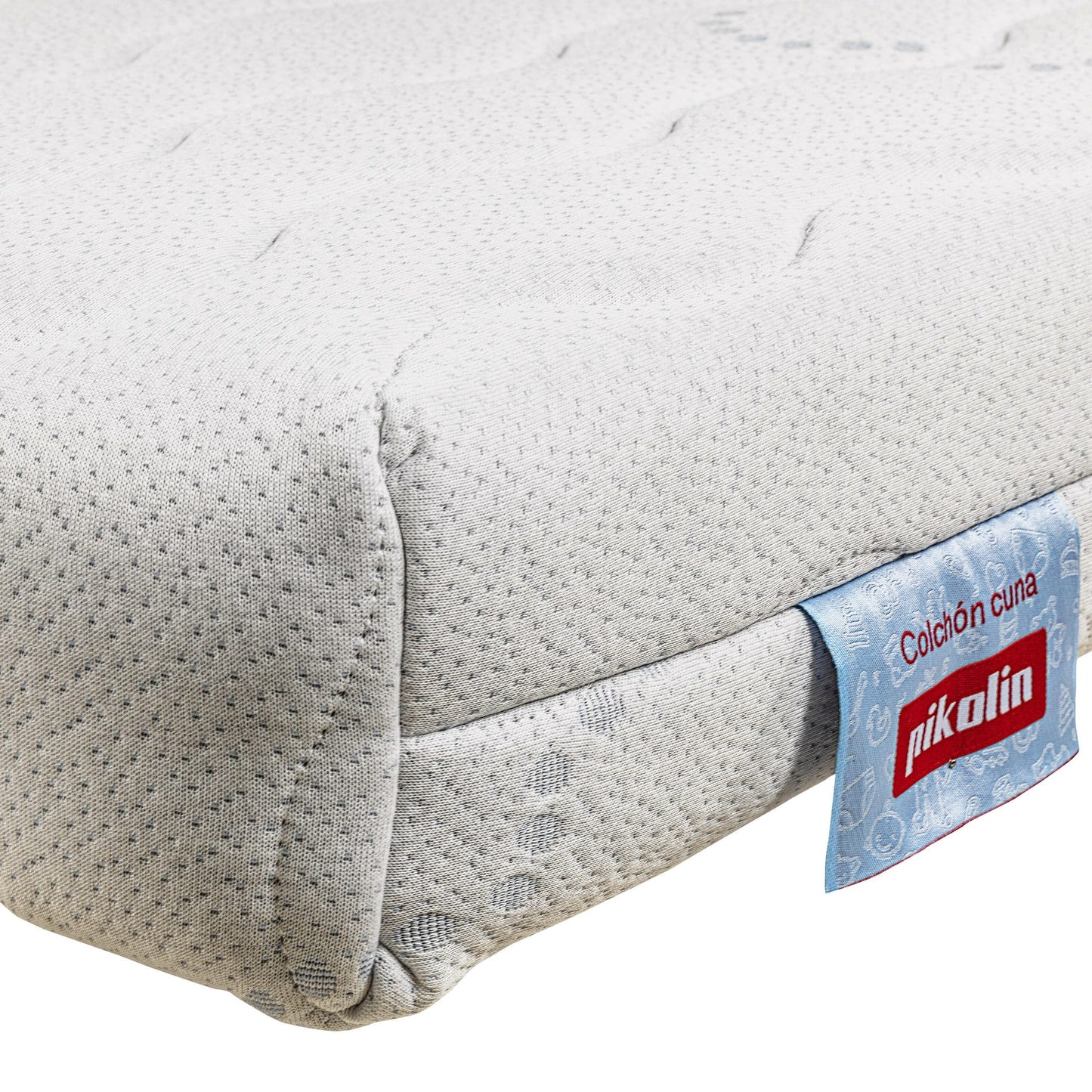 Colchón de cuna SOFT de espuma suave + cuna blanca - 90x130