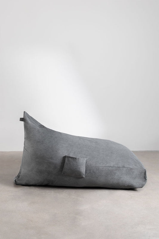 Puff Alexander ↔︎ 110 cm Gris Granito -  SKLUM