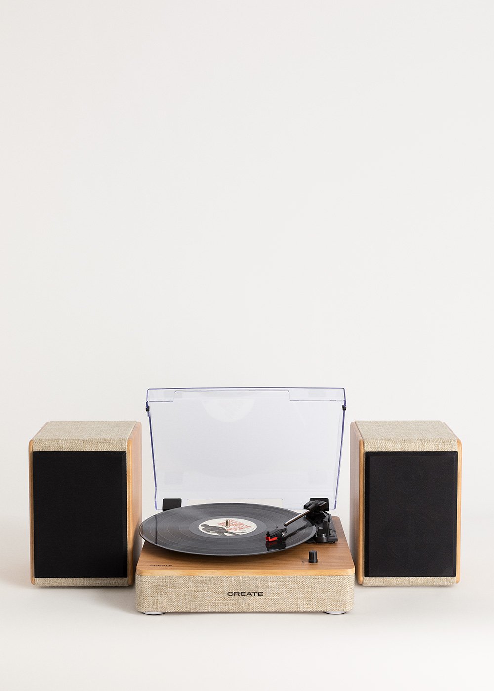 RECORD PLAYER PRO - Tocadiscos con 2 altavoces externos, Bluetooth y salida RCA