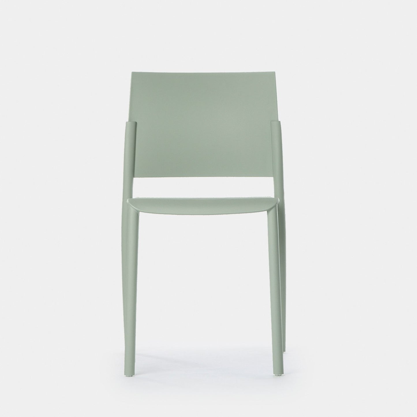 Silla de comedor en polipropileno verde Jeven -  Klast